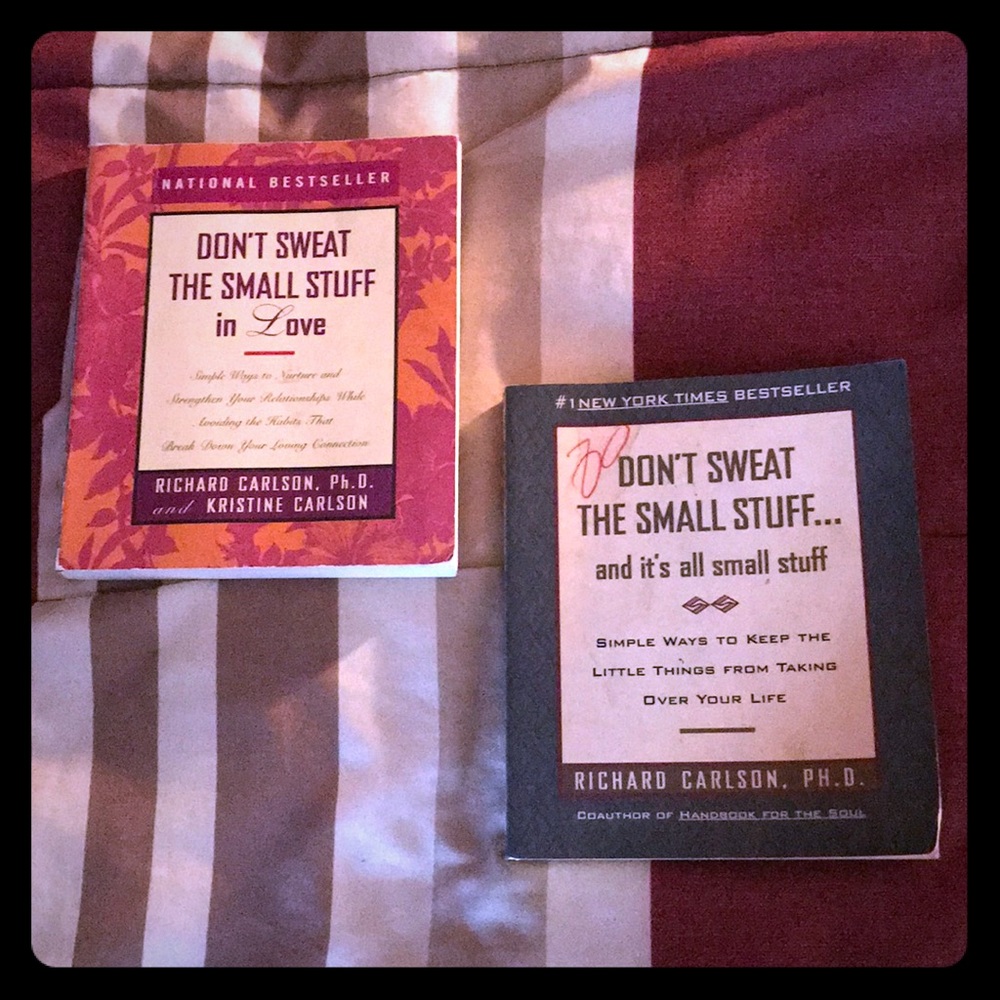 Don’t Sweat The Small Stuff Books 🙂